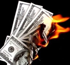 Money Up In Flames