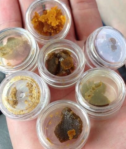 bho wax in jars