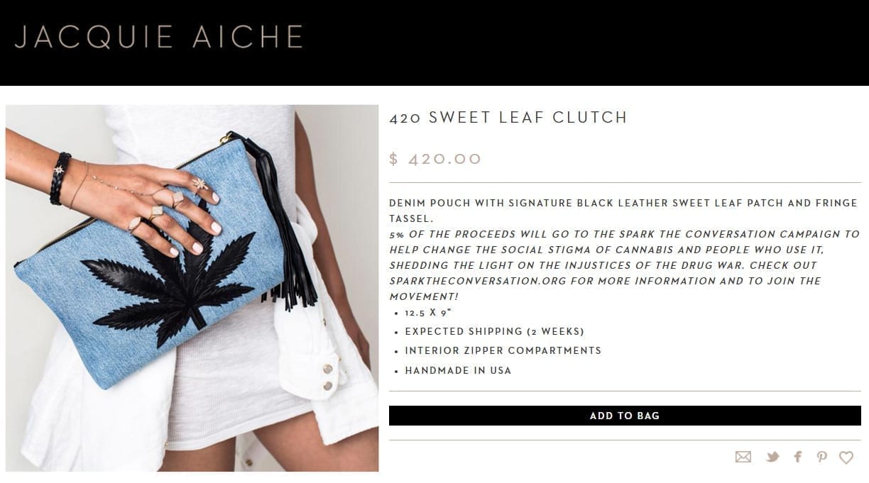 Weed Leaf Clutch