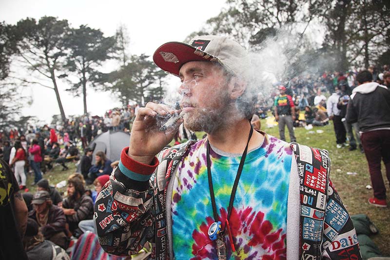 Golden Gate Park’s annual 4/20 ‘Hippie Hill’ gathering