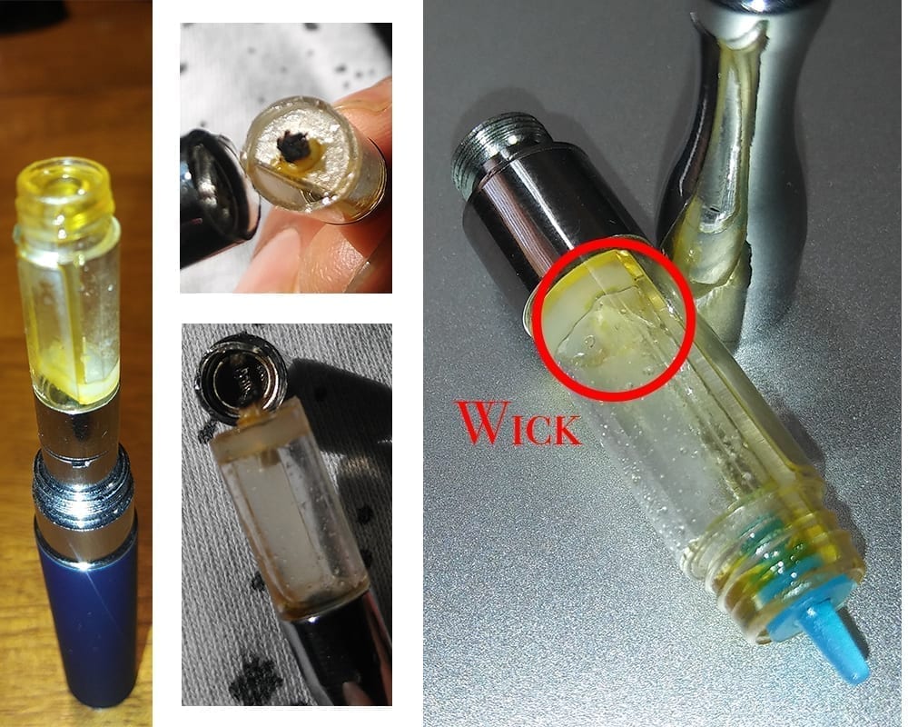 inside the americanna vape cartridge