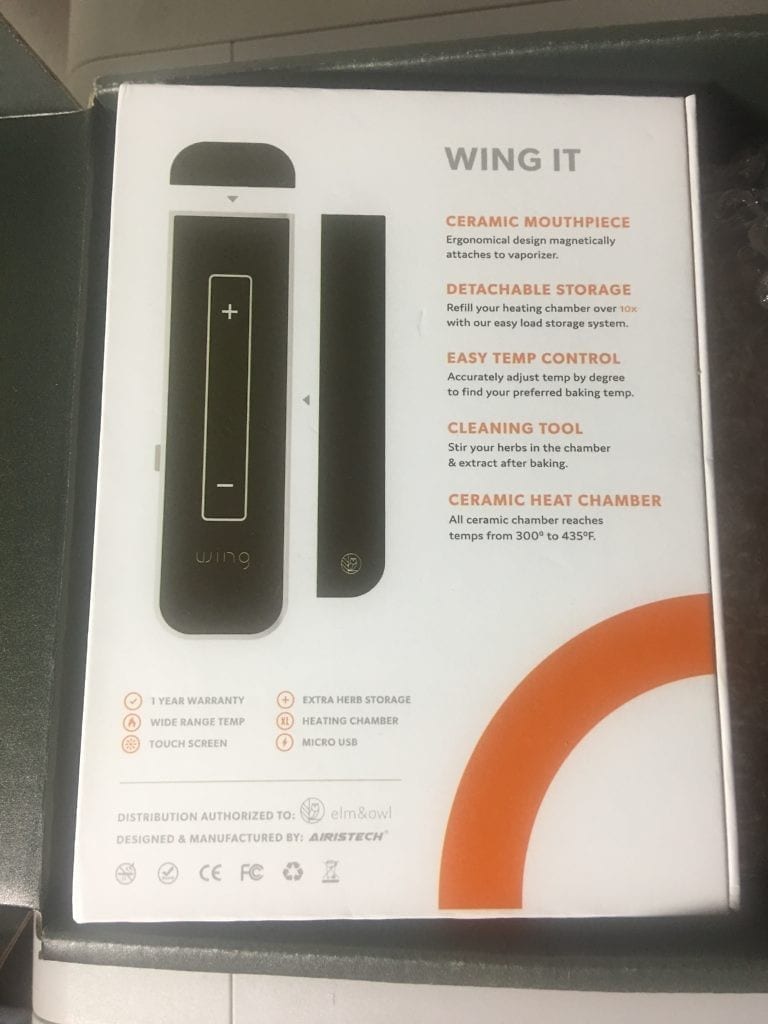 Wing Vaporizer Box