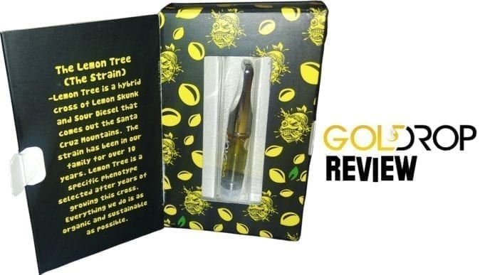 Gold Drop Cartridge Review for 2018 : Strength Lacking, Quality Decent gold drop vape cartridge review