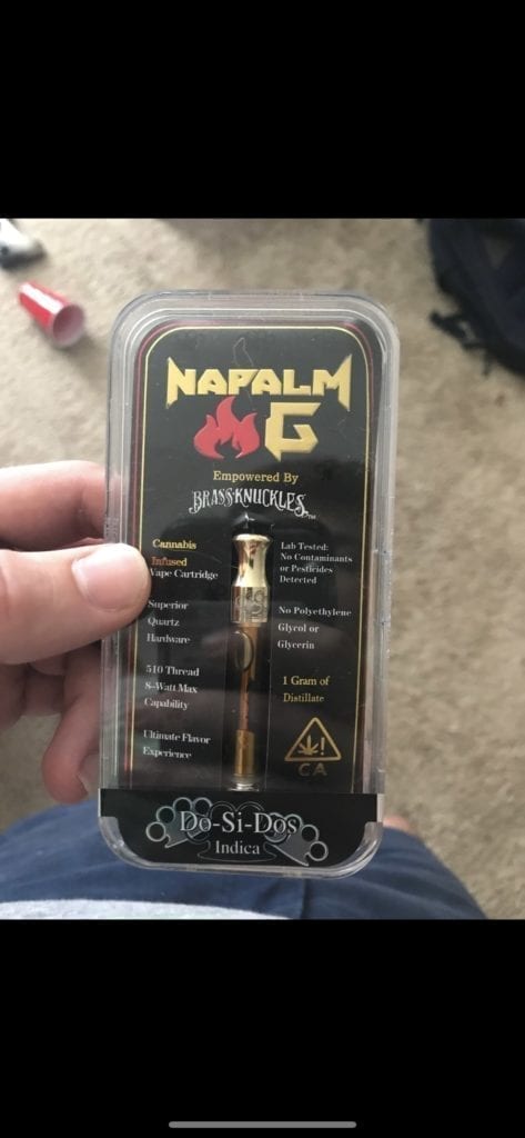 fake brass knuckles napalm og