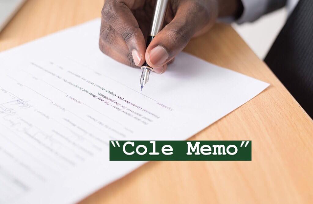 cole memo marijuana federal hands off approach