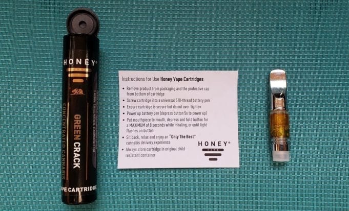 Honey Vape Cartridge Review: A Decent Cartridge, but the Oil Crystallized Honey Vape Cartridge review