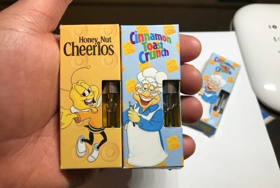 fake cereal carts