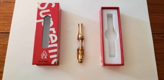 Supreme Vape Cartridge Review: 1 Gram of Liquid Mystery Supreme vape cartridge review
