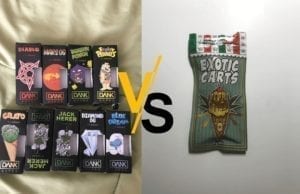 dank vapes vs exotic carts