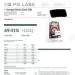 savage sticks god's gift pesticides test