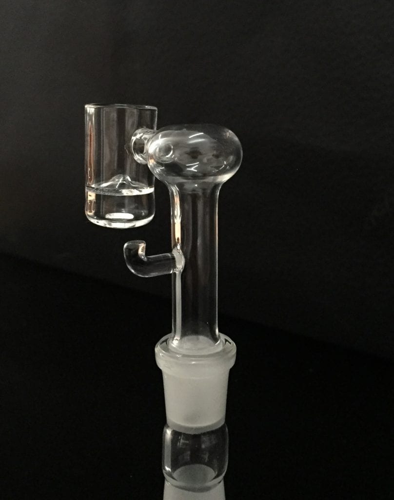 quartz banger with arm for e-nail coil