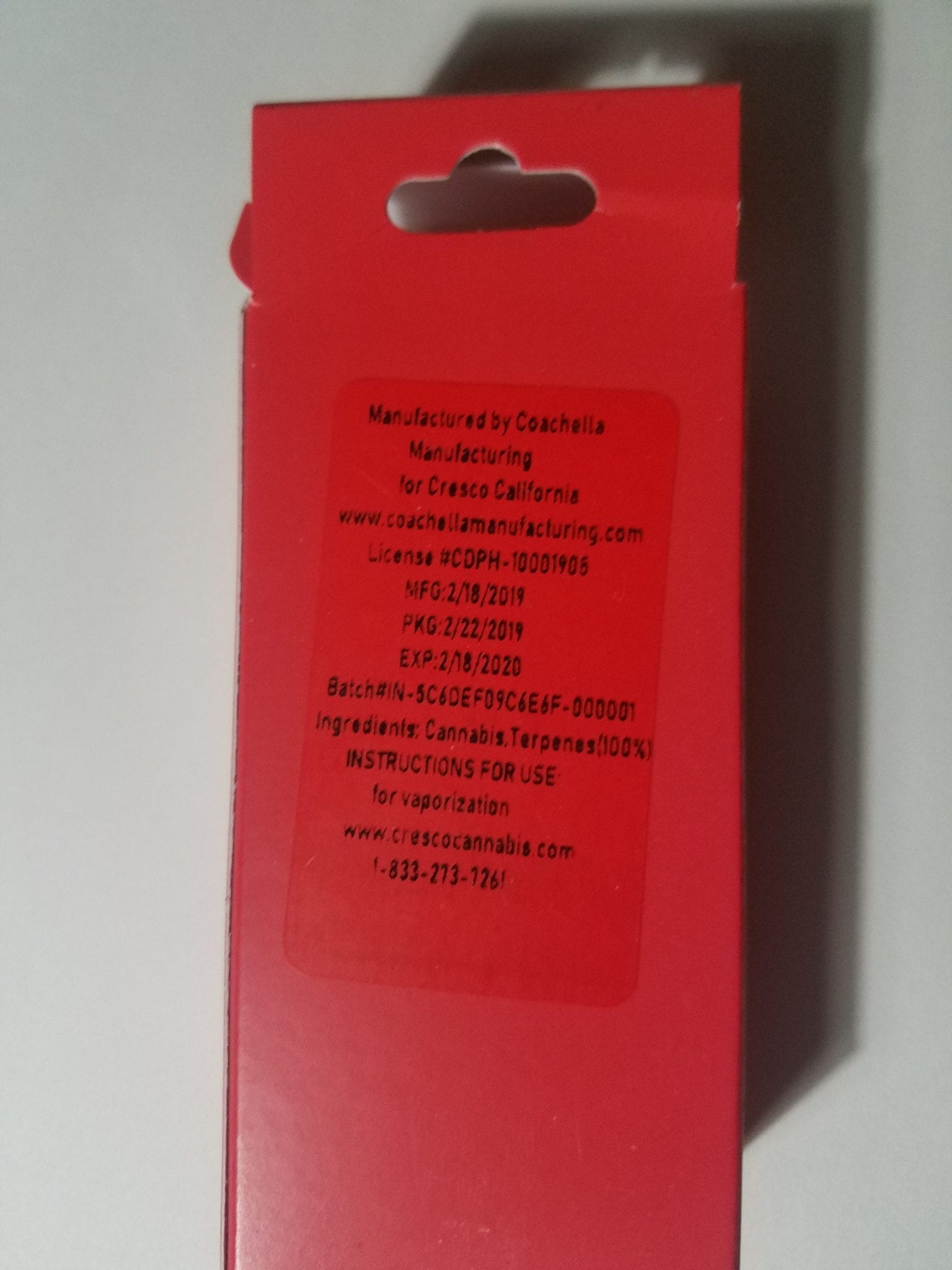Cresco Cartridge Review Heady Highs Inbound DabConnection