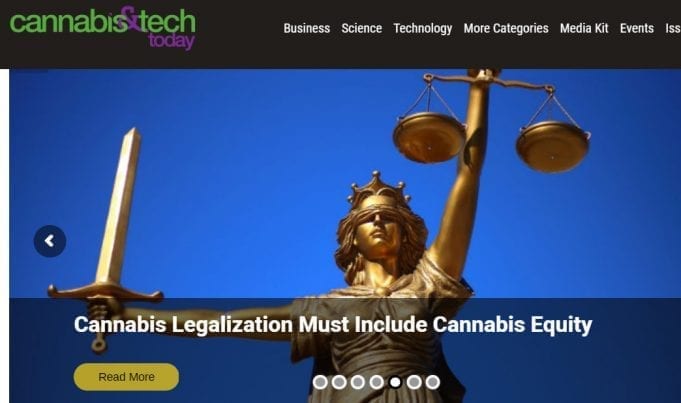 Cannabis and Tech Today: Best Publication for Cannabis home page