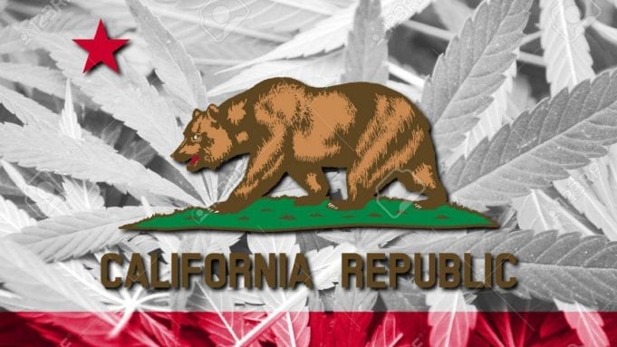 WeedStock Report: American Cannabis Stocks Beat Canada california flag with weed motif