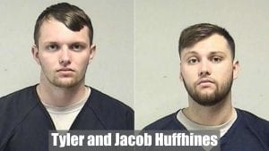 the arrested Huffhines brothers