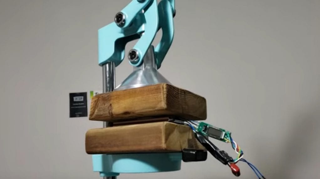 a homemade rosin press