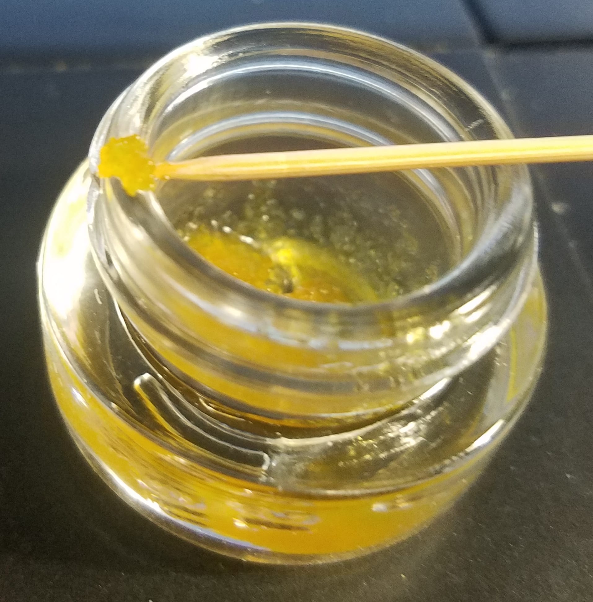 Fire OG live resin on toothpick