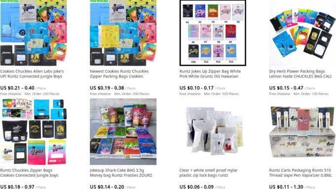 Runtz Bags Are Widely Printed on the Black Market: Some Jars May Be Real Runtz_is_a_myth