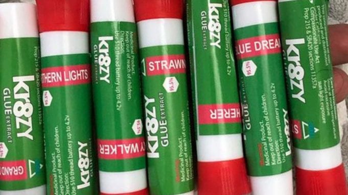 Kr8zy Glue : A Black Market Unregulated Cartridge Brand Kr8zy_Glue