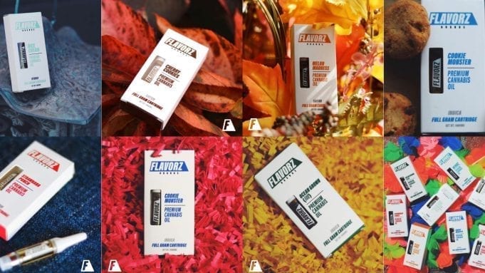 Flavorz carts packaging