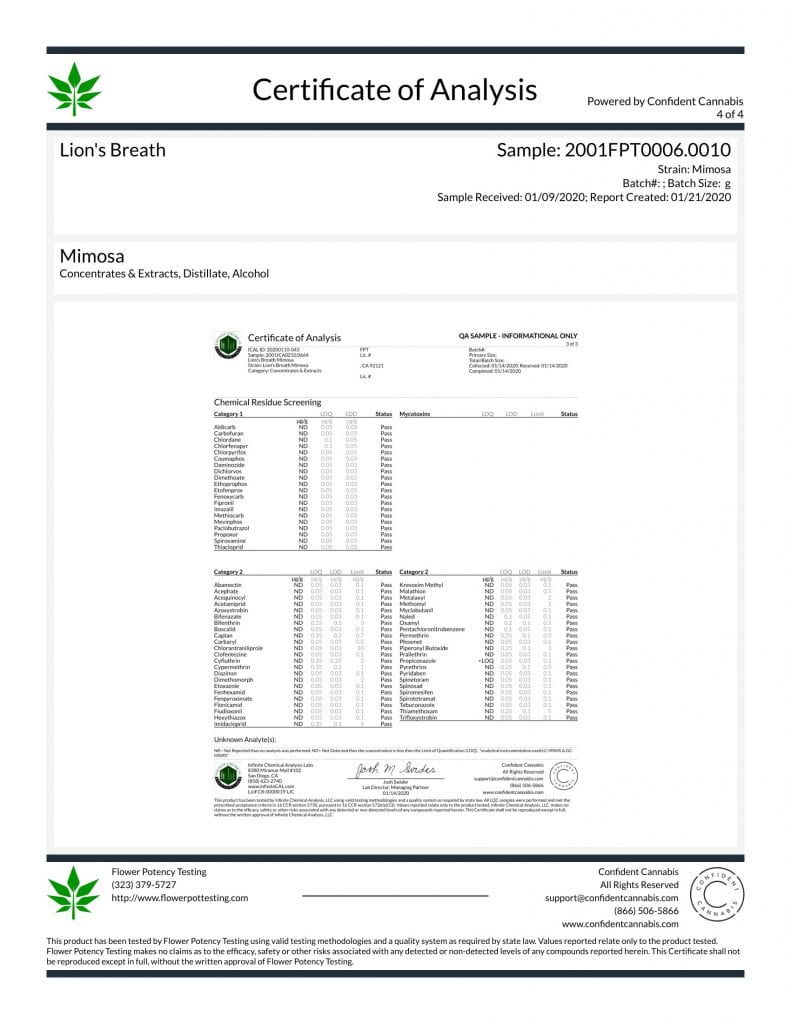 Misused Lion's Breath lab page