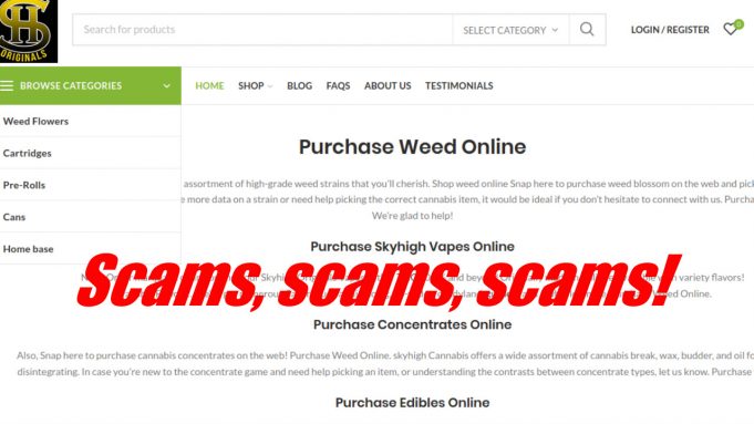 Online THC Vape Cart Stores – Lots of Scams! Scam_vape_cart_websites