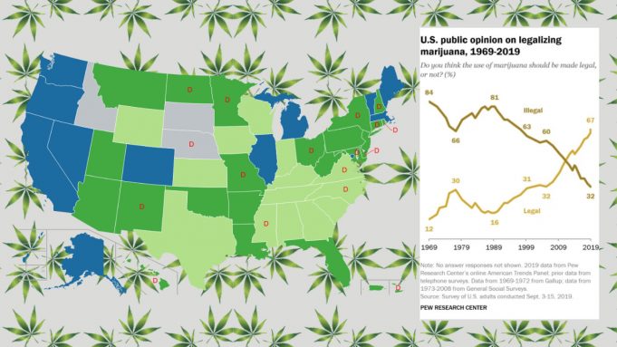 Cannabis on the Ballot : US Marijuana Legalization 2020 US_cannabis_approval