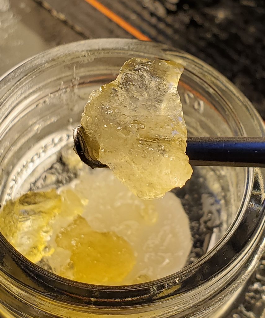 cannatique blueberry cruffin close up