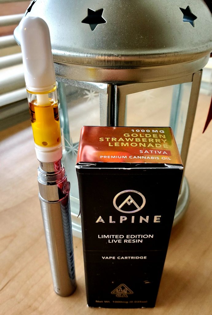 alpine golden strawberry lemonade