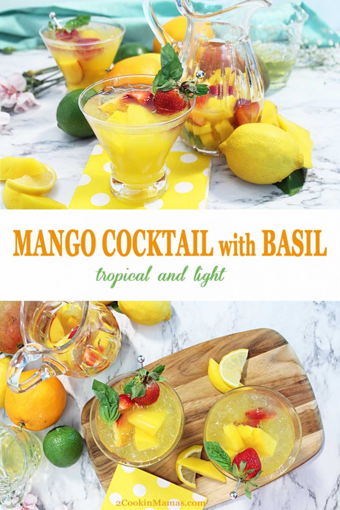 Mango-Basil-Cocktail