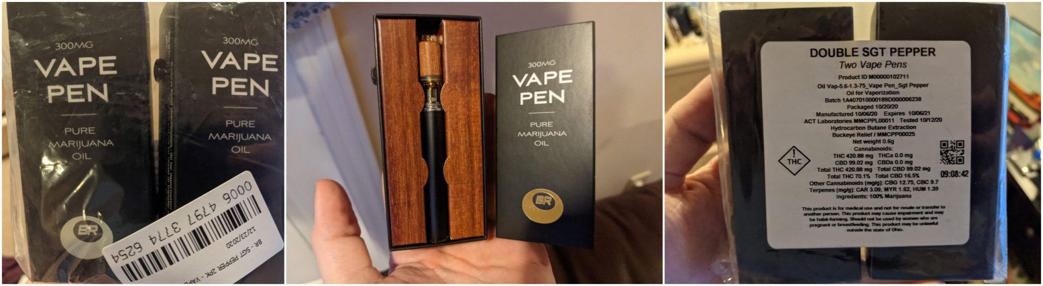 Buckeye Relief Sgt. Pepper Disposable Vape Subtle But Enjoyable