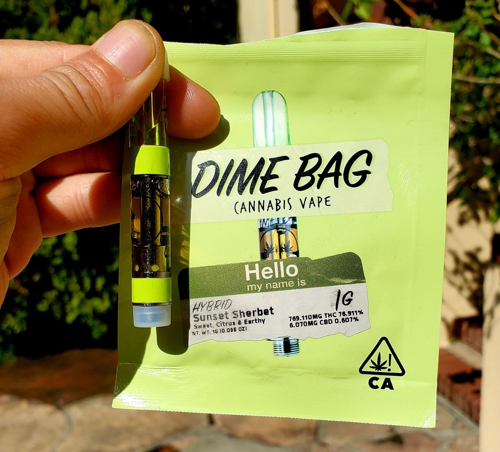dime bag cartridge packaging
