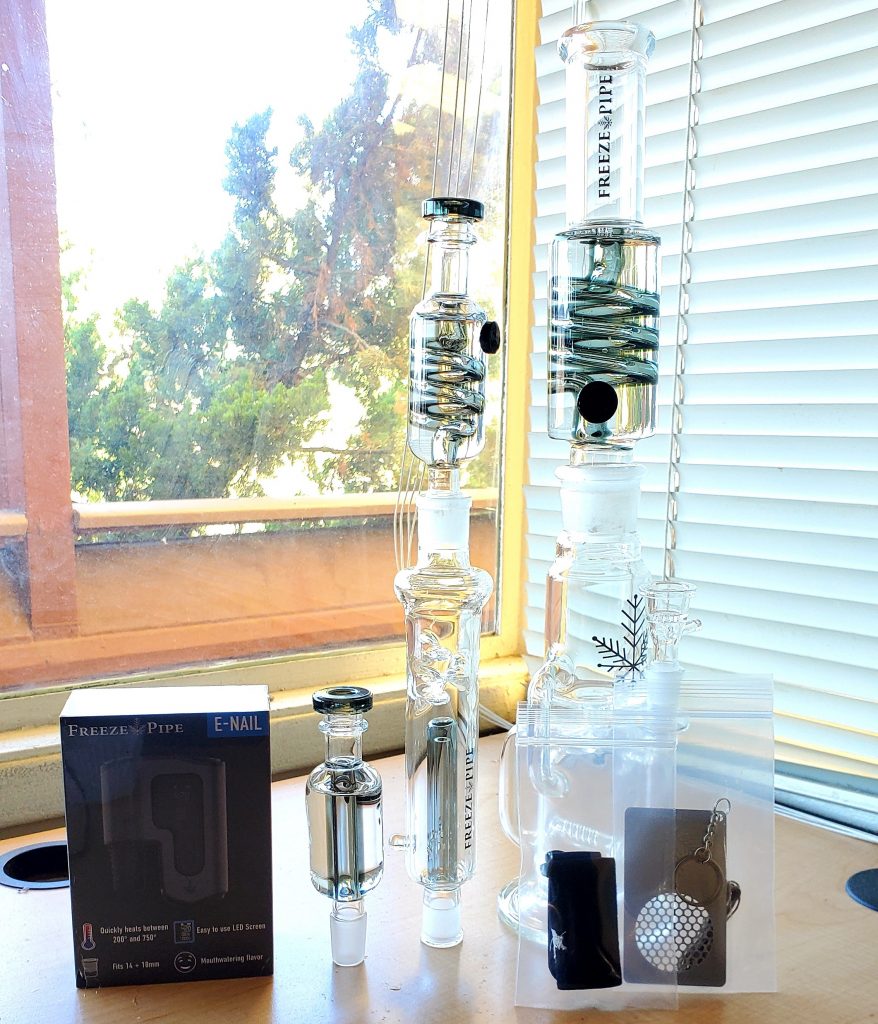 freeze pipe recycler and e nail set up