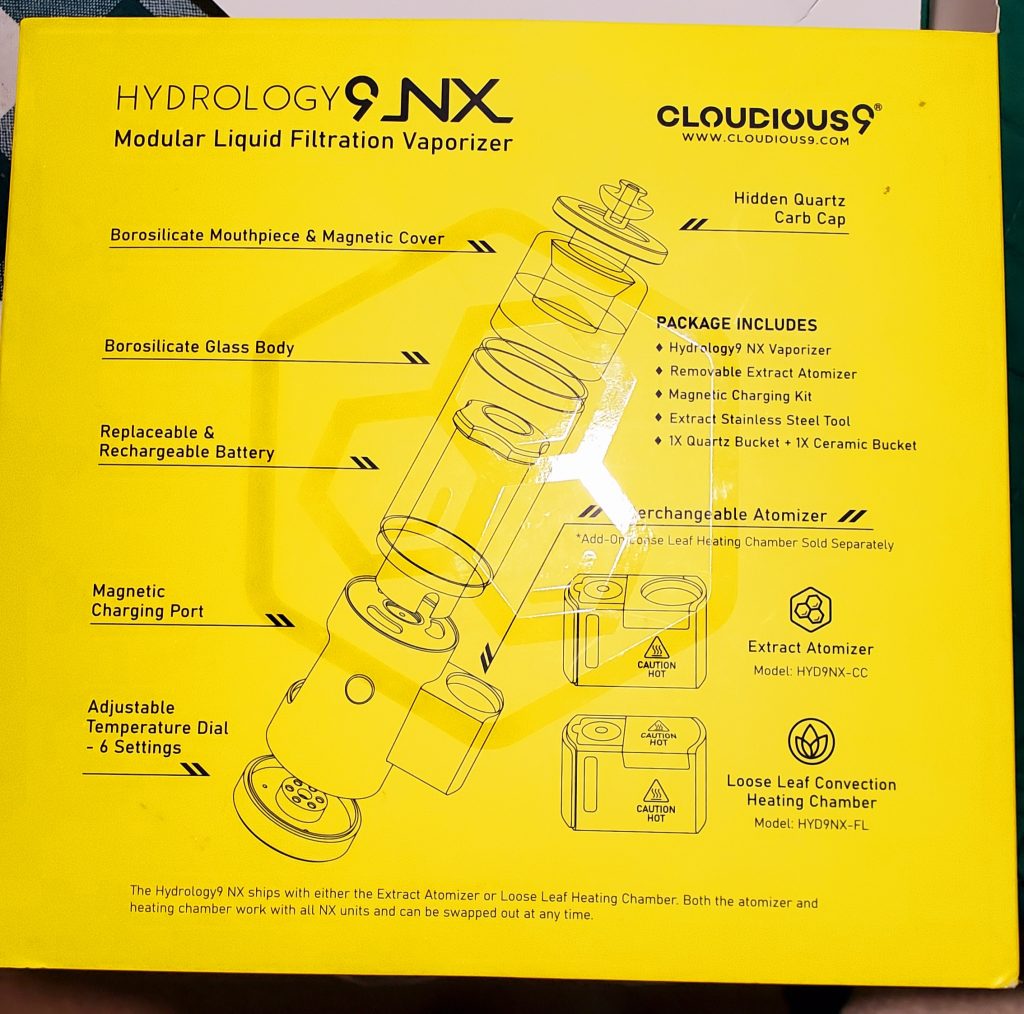 hydrology9 nx box back