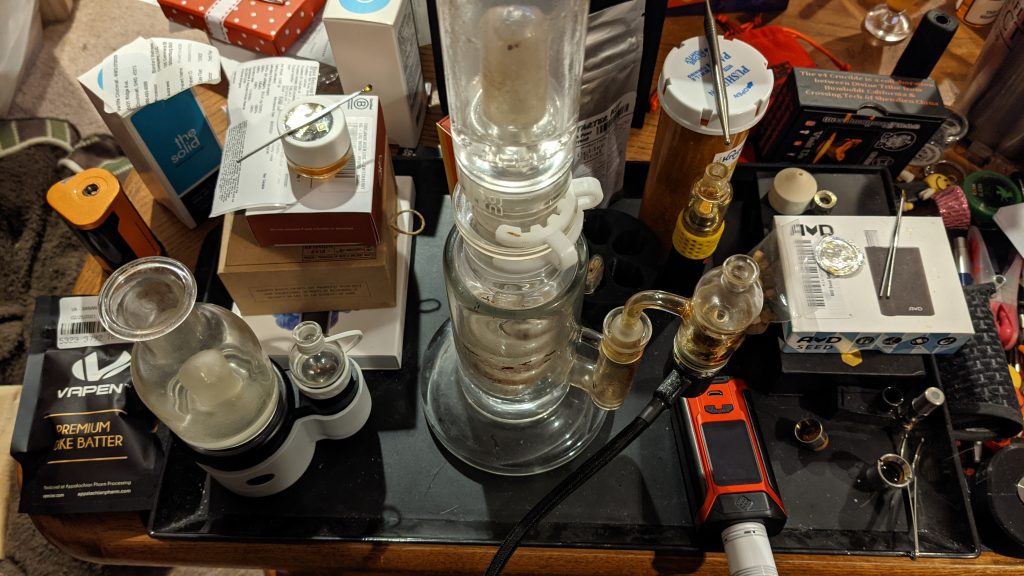 vaporezer set up