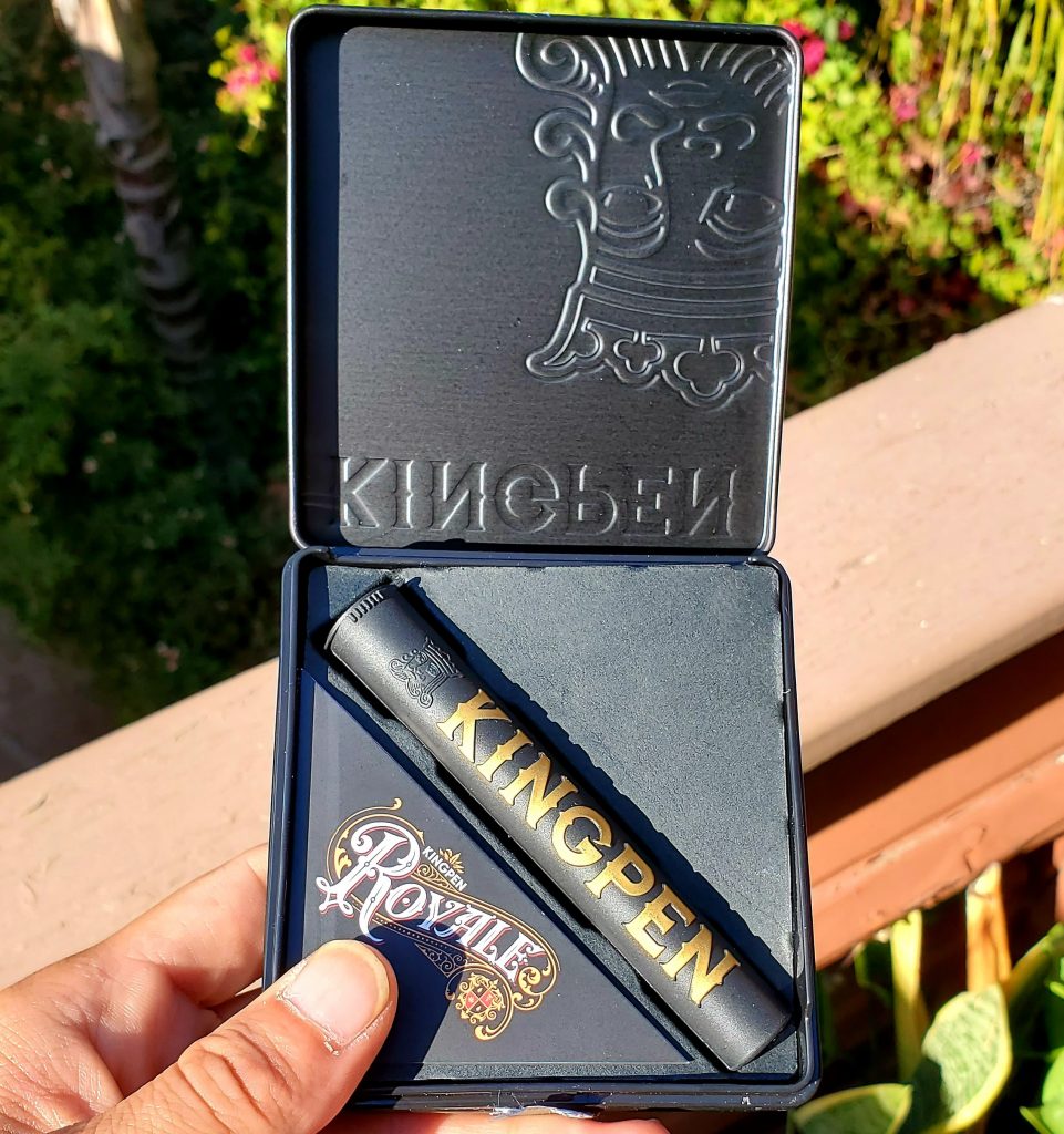 kingpen live resin box open