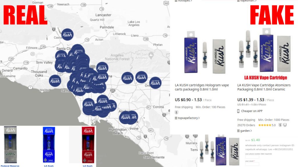 Look Out For Fake LA Kush Carts DabConnection