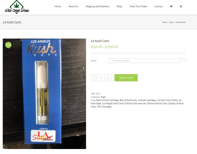 Look Out For Fake LA Kush Carts DabConnection