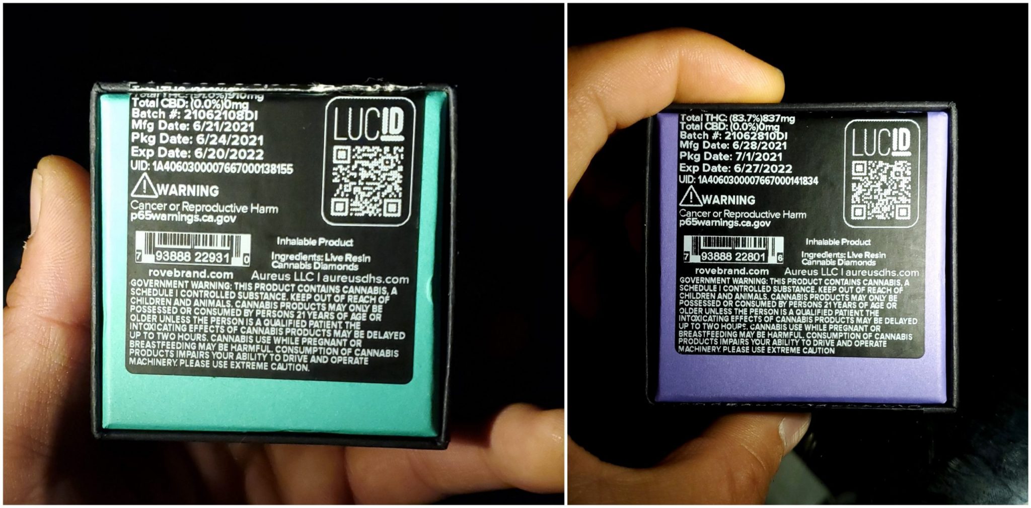 rove diamonds labels