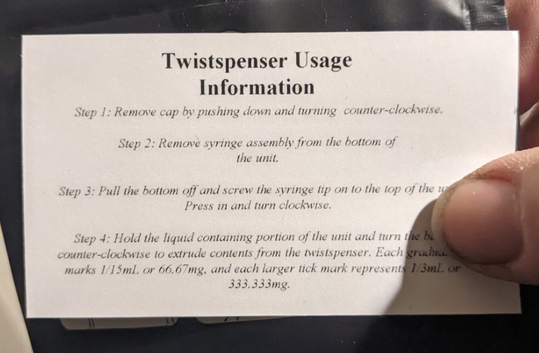 ohio clean leaf twistspenser instructions