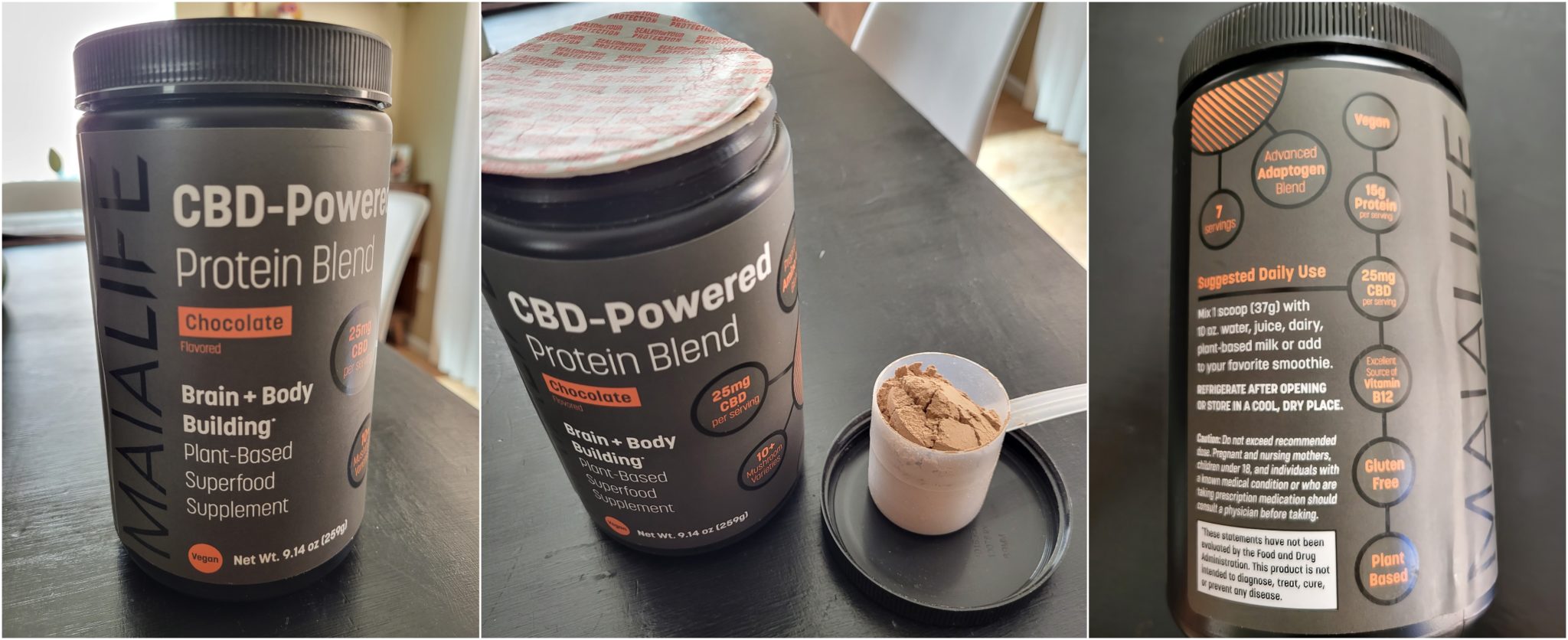 MaiaLife CBD Protein Blend Review Brain and Body Fuel