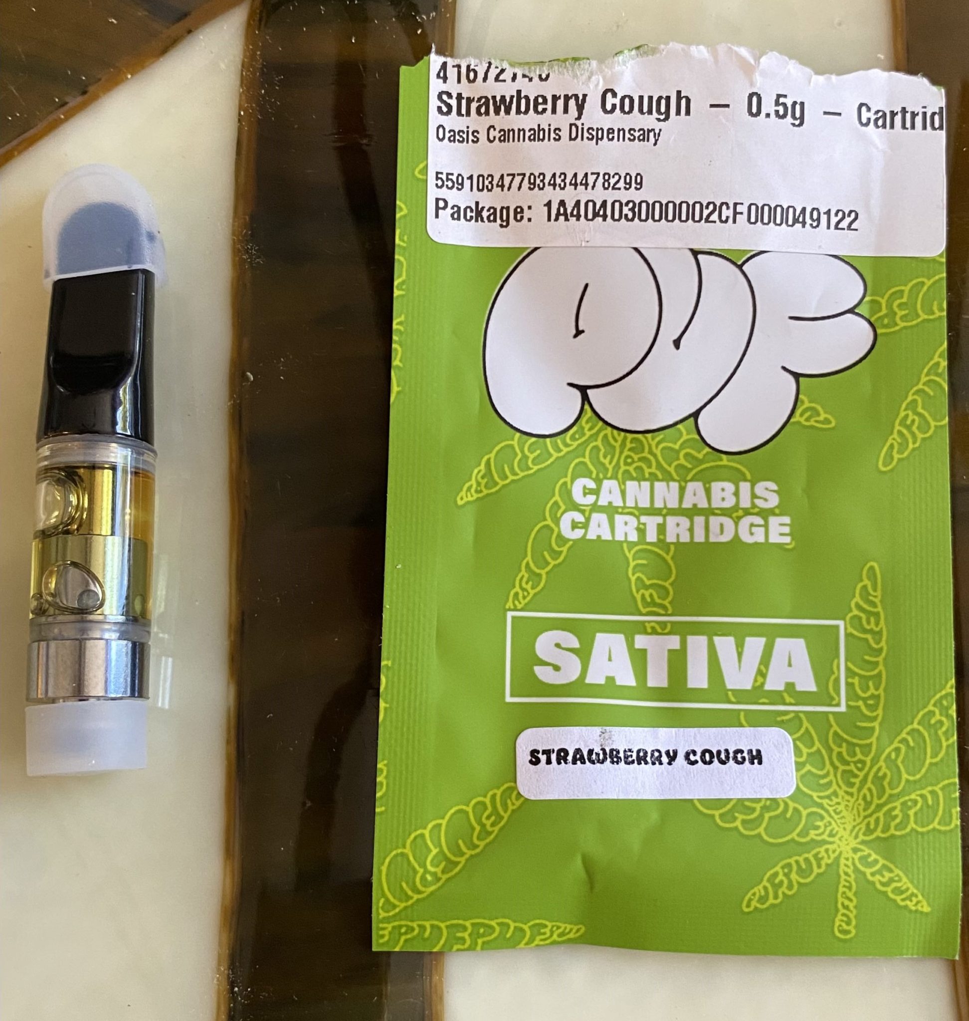 puf cart strawberry