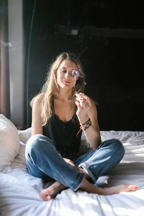 girl smoking