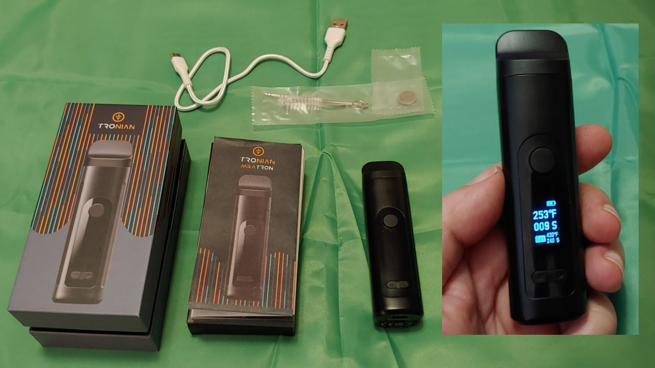 milatron vape Tronian Milatron Dry Herb Vaporizer