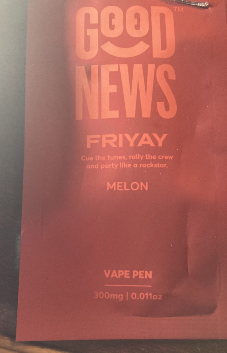 Good News Friyay Disposable Review A Party in a Pen