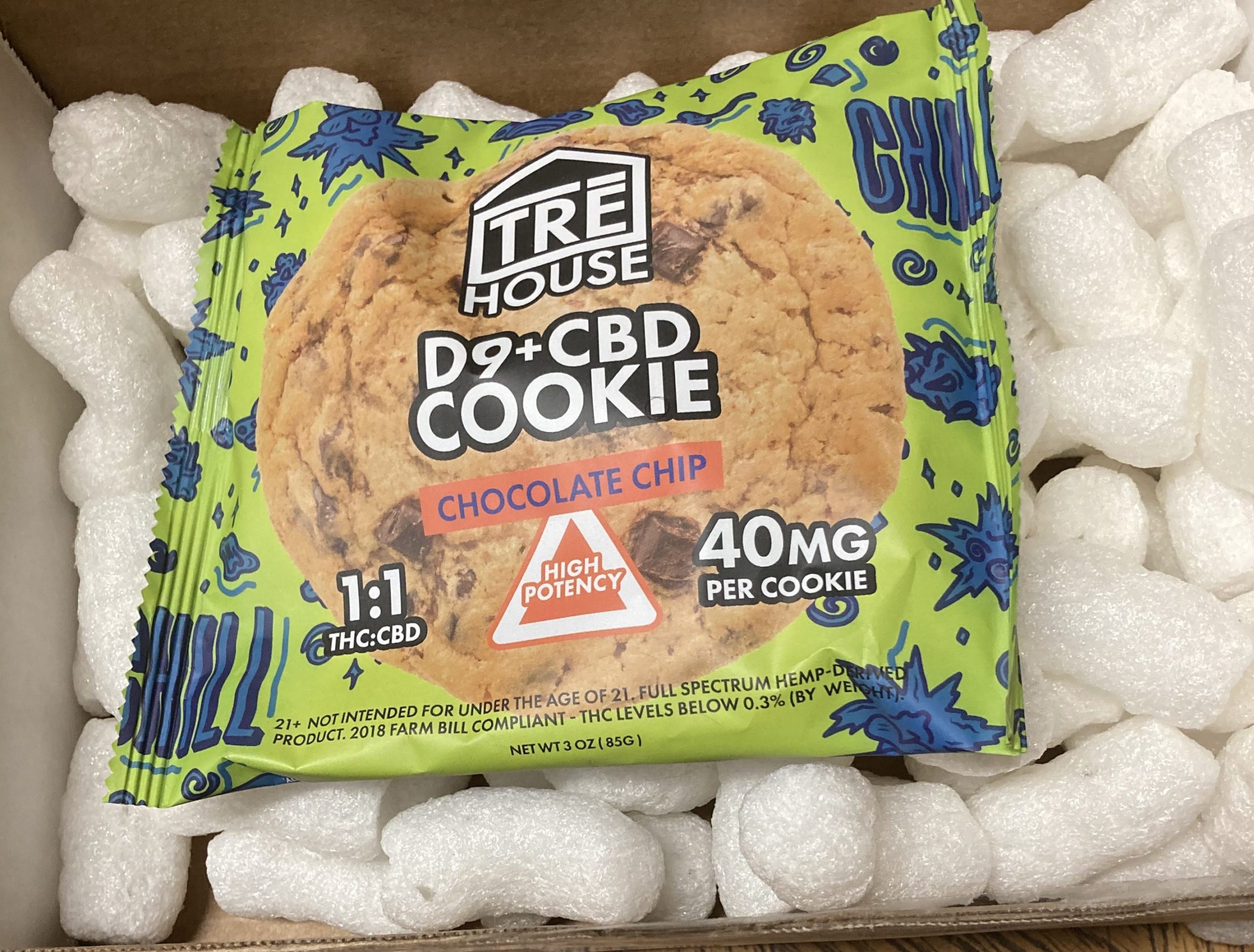 tre house cookies box