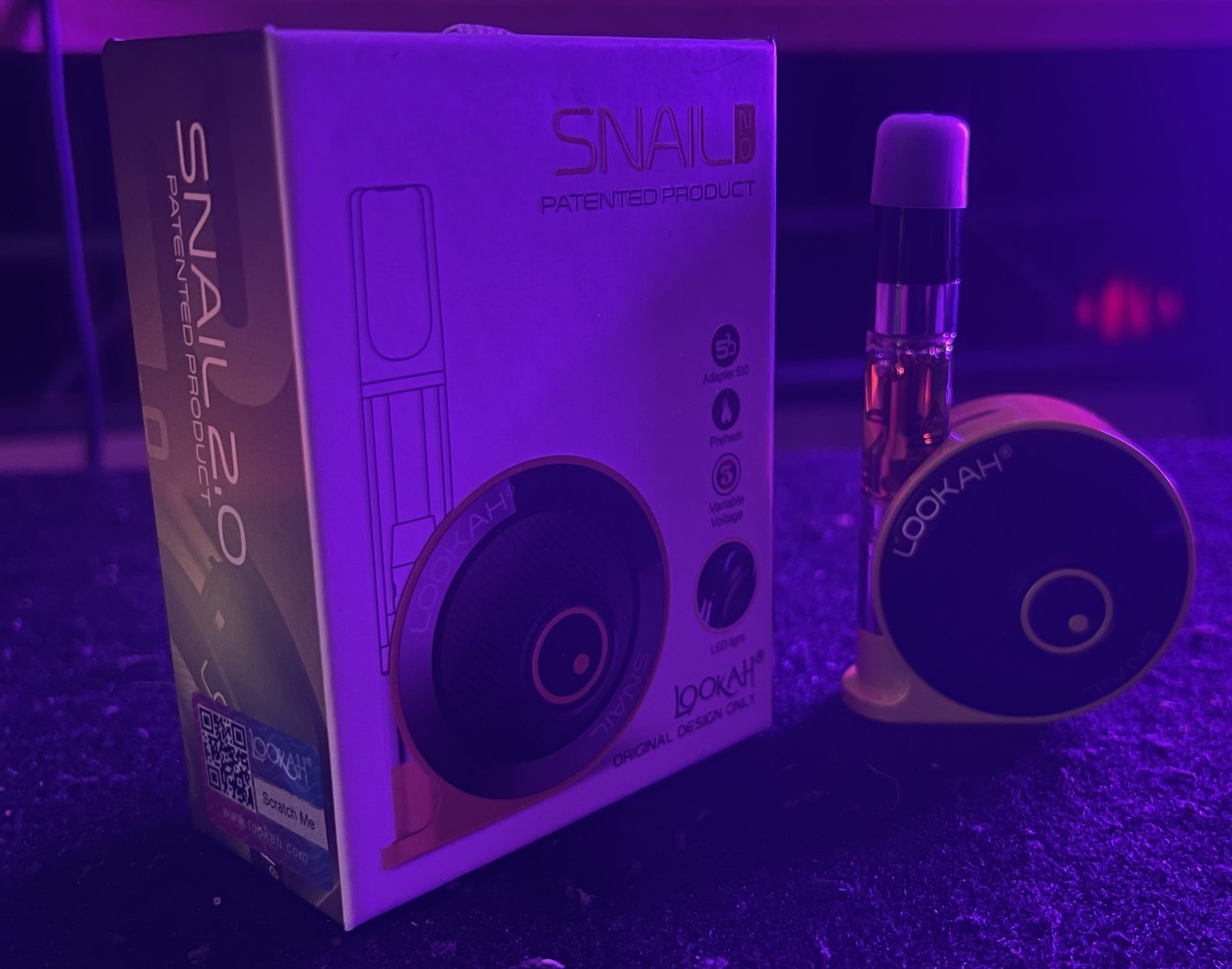 Lookah Snail Blinking Green 5 Timespitpoint List - po630mk