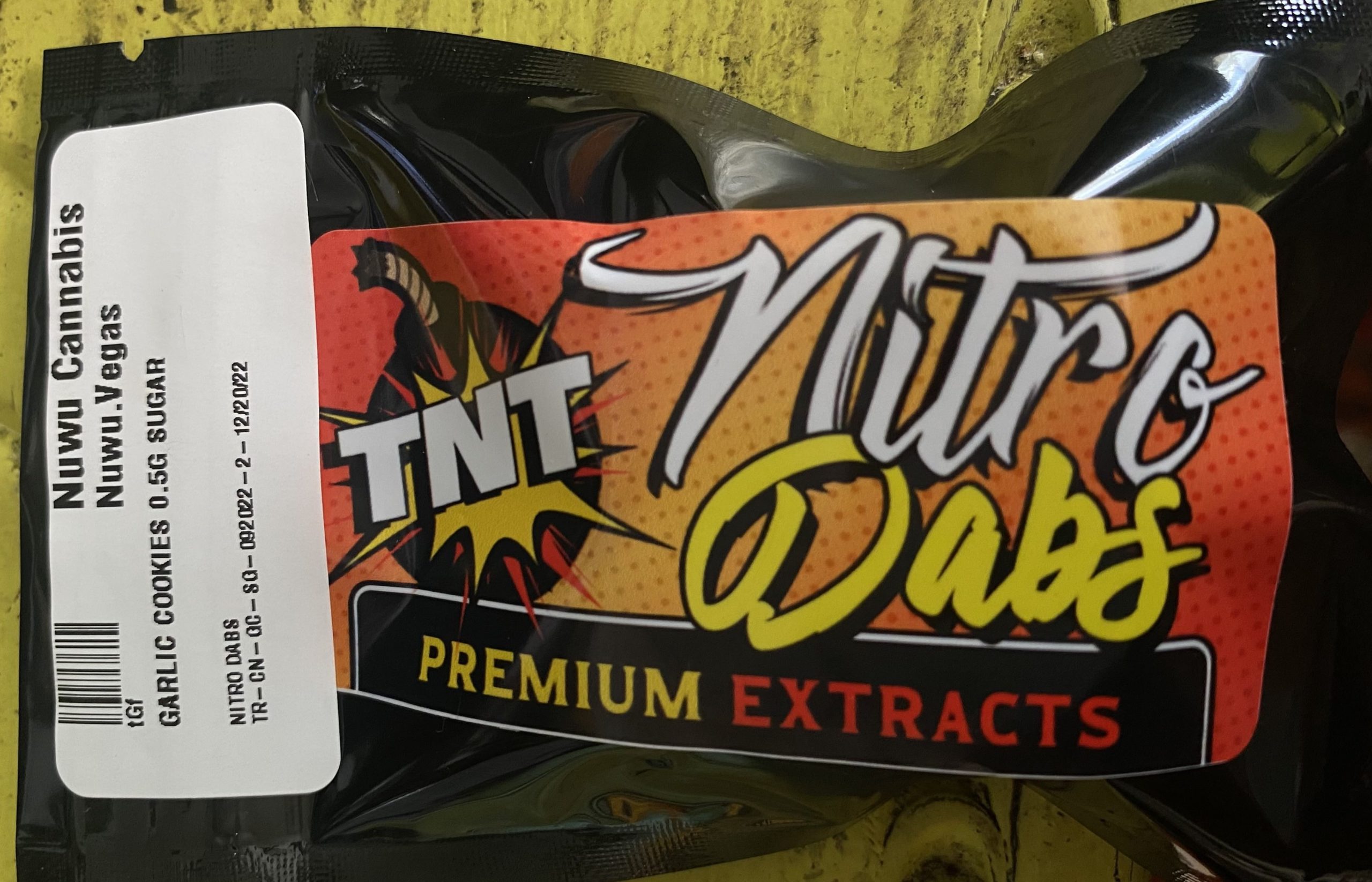 nitro dabs garlic sugar